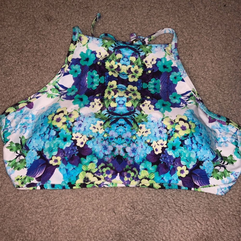 Nanette Lepore High Neck Bikini Top